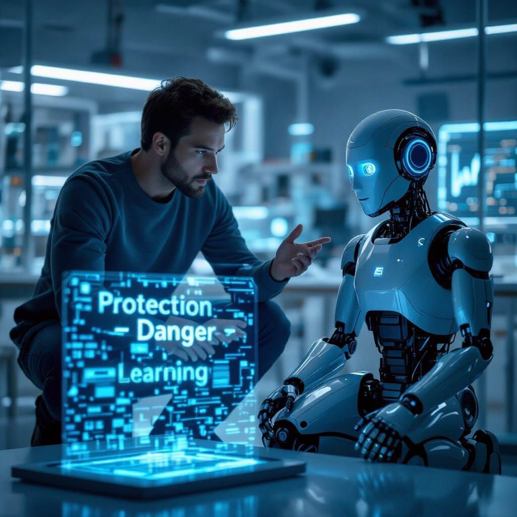 Human and Robot Collaborate on Holographic Display