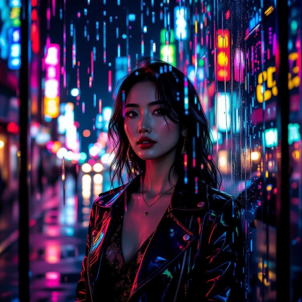 Mirroring a stained-glass window