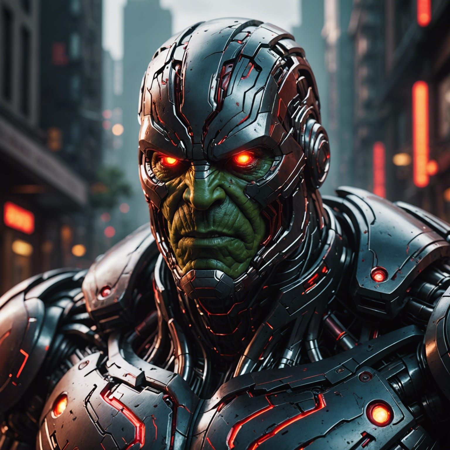 Ultron assimilated Hulk