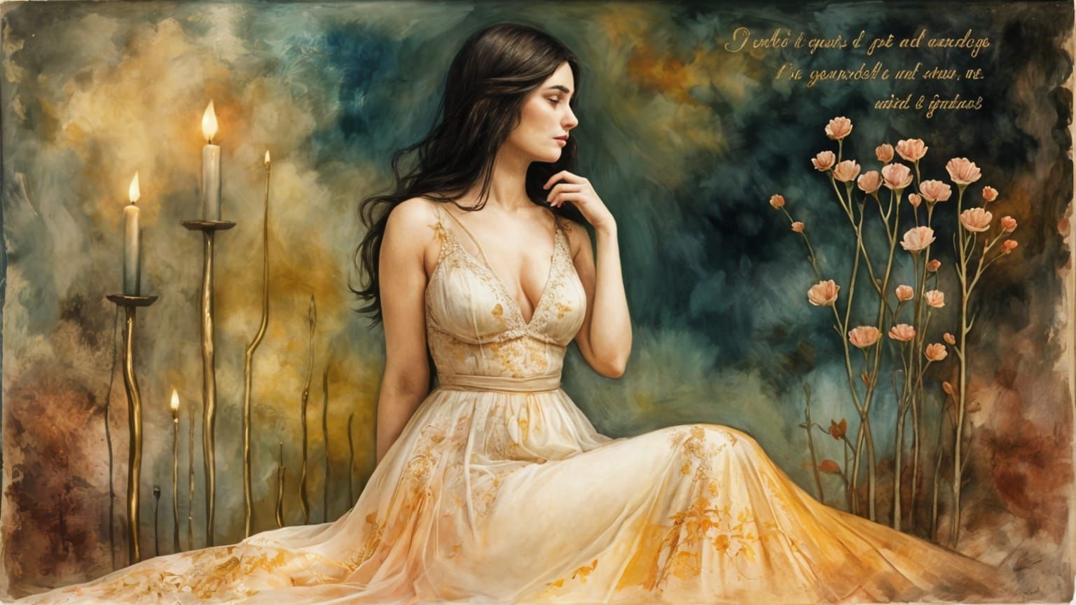 A Soulful Awakening in Oil Painting Style