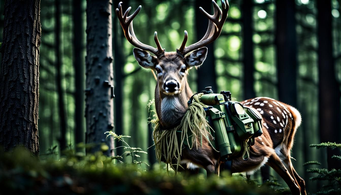 Deer Hunter: Hyperrealistic Ghillie Suit Assassin