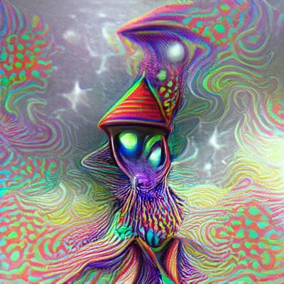 Alien Wizard Generated by AI