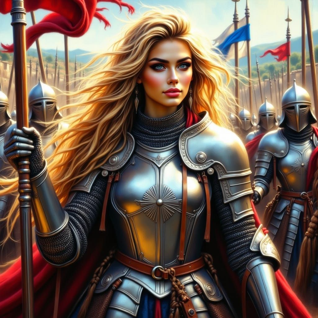 Medieval Heroine Leads Charge at Siege of Orleans