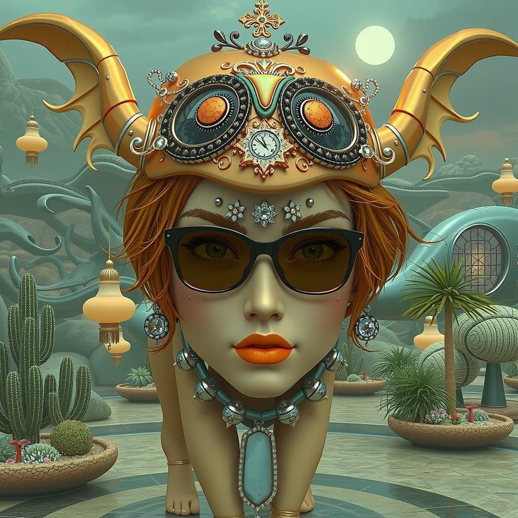 Surreal Ecosystem in Hyperrealistic 3D CGI