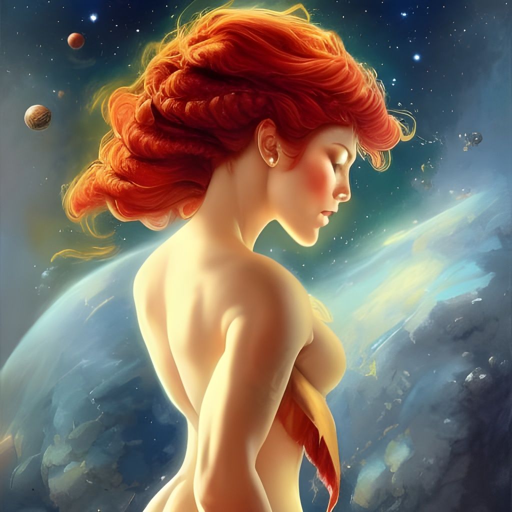 Neovictorian Astronaut Portrait in Unreal Engine 5 Style