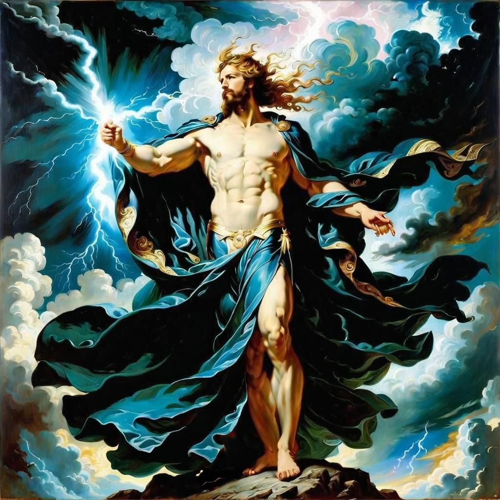 Abstract Image of Infinite Inky Darkness