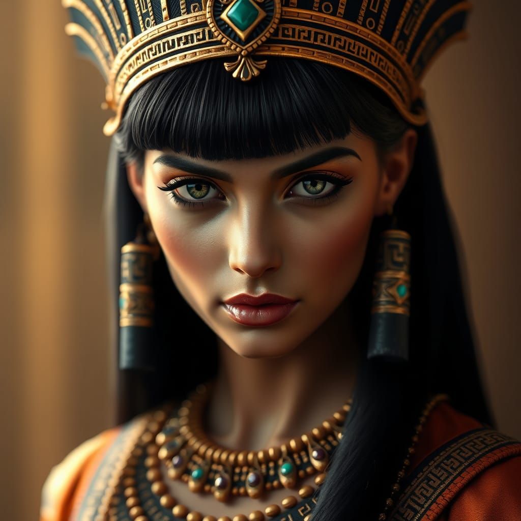 Cleopatra, the Queen of Egypt...