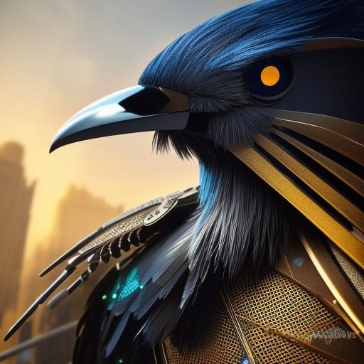 robotic crow