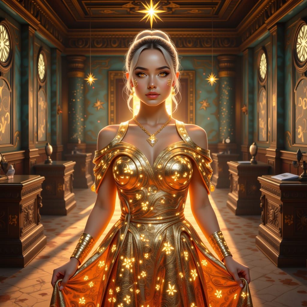 Tsarina Evdokija in Siberian Hall, Cinematic Portrait