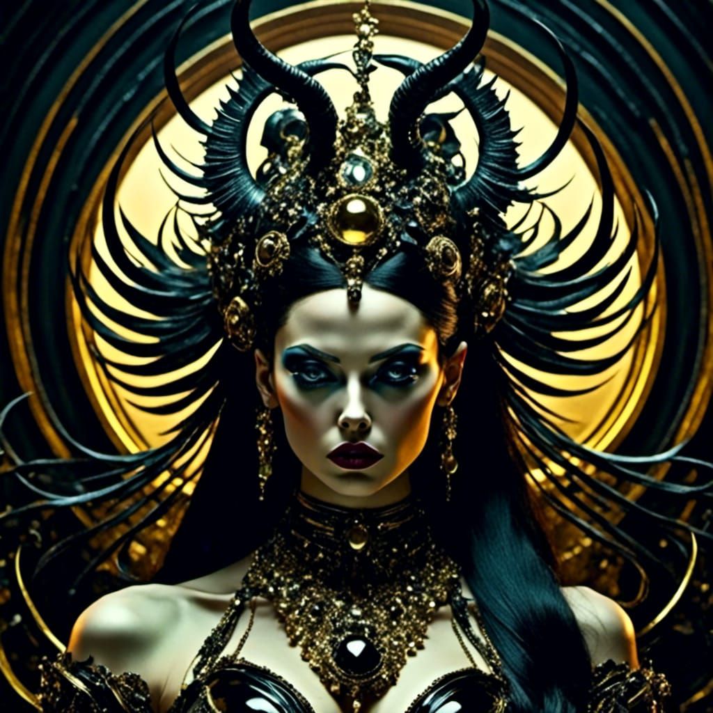 Delightfully Dead Goddess Portrait