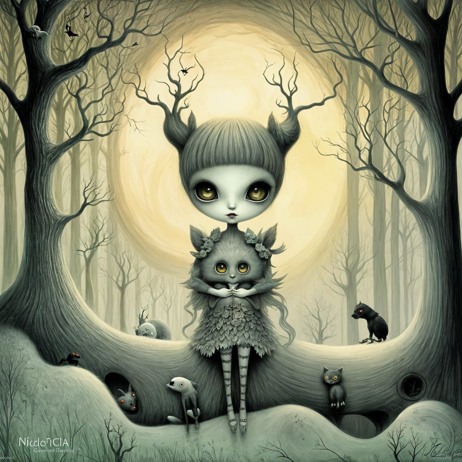 Creepy Cute Prey in Glorious Night