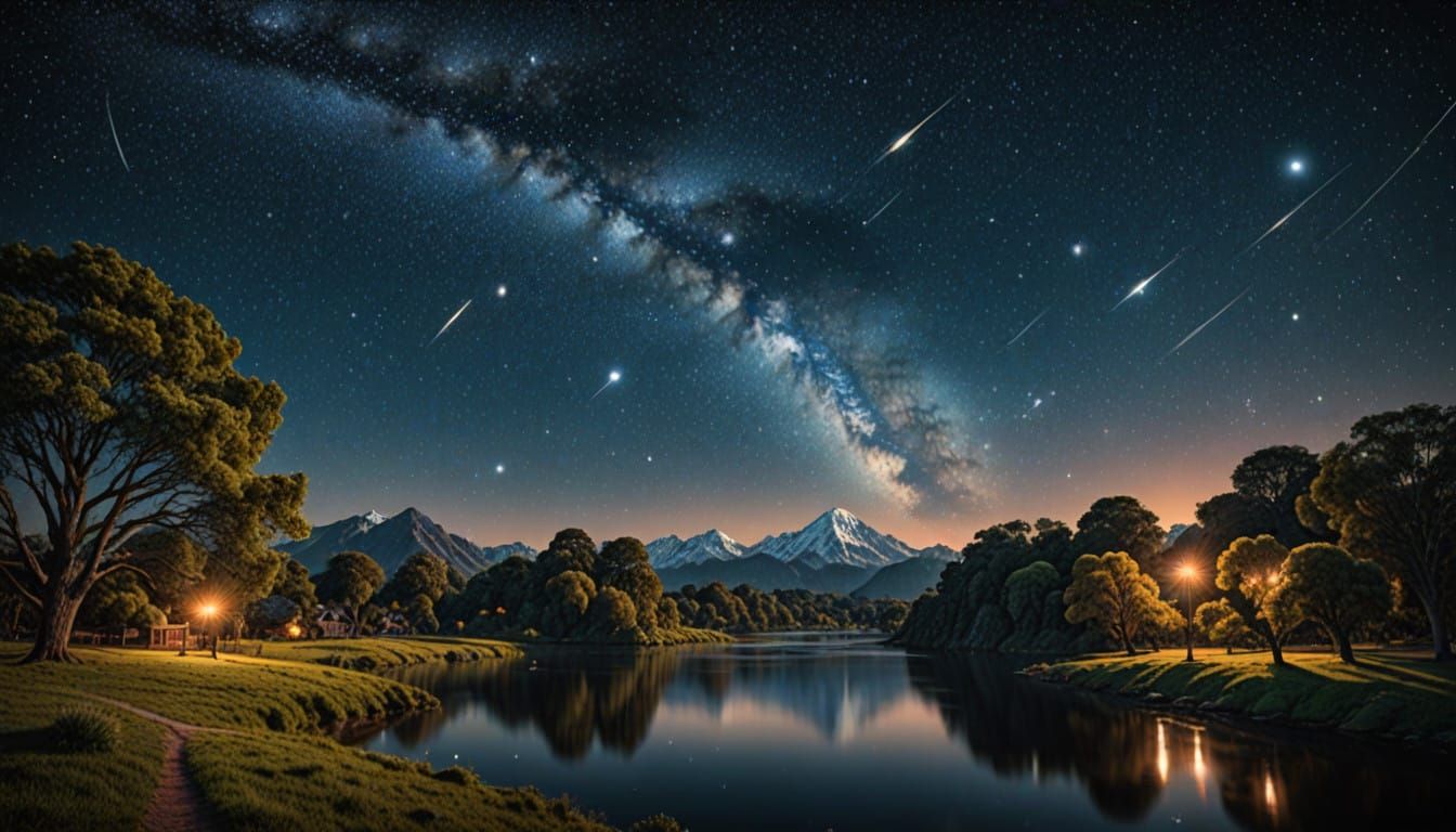 Celestial Dreamscape in Hyperrealistic HDR