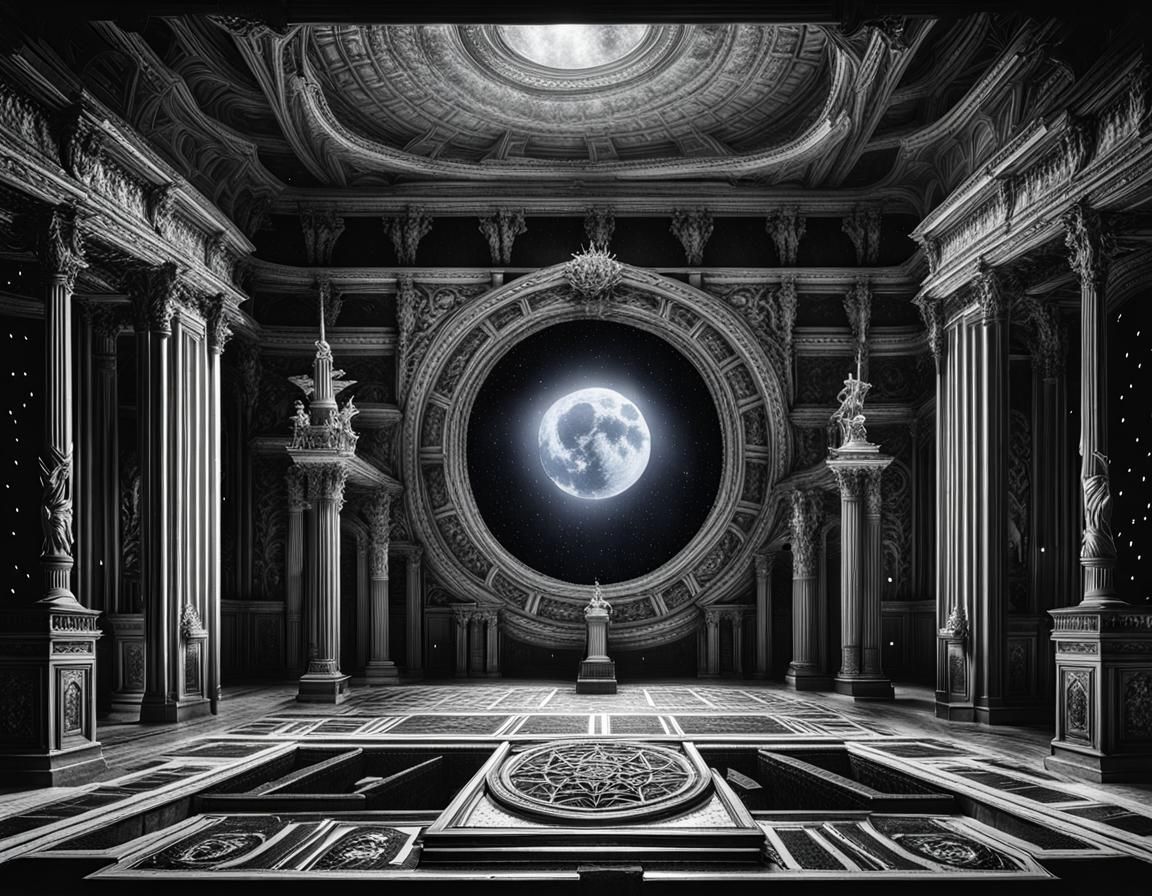 Dreamcore Palace in Liminal Void