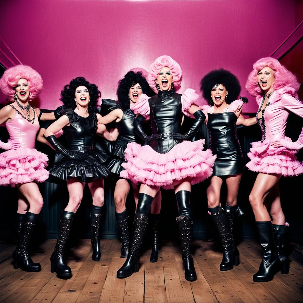 Dramatic Drag Queens Cinematic Film Still