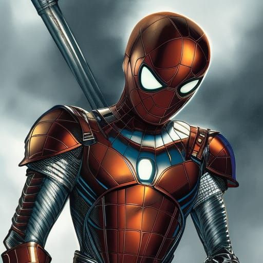 Armored Actor in Comic Book Art Style