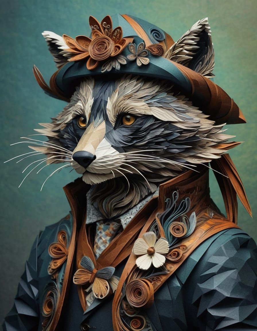 Intricate Origami and Quilling Paper Art