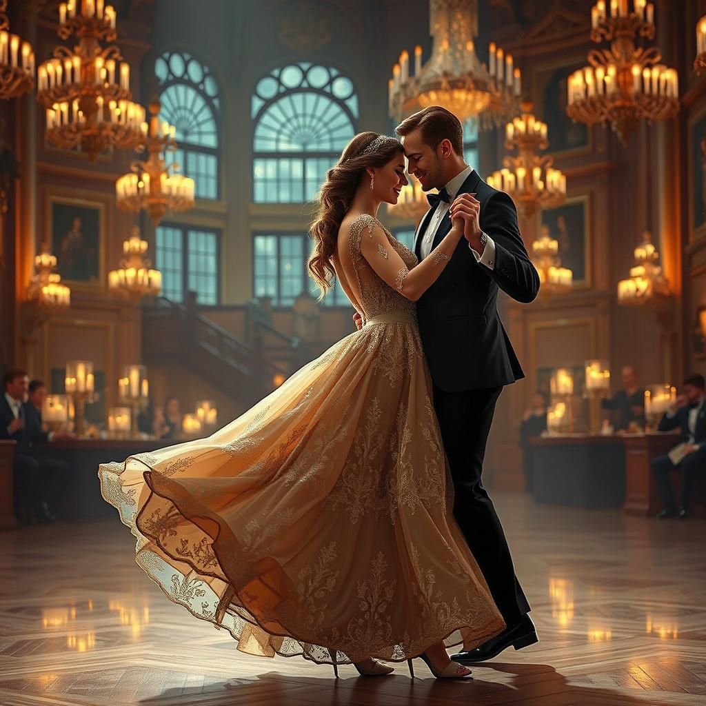 Steampunk Waltz in Fine Art Style