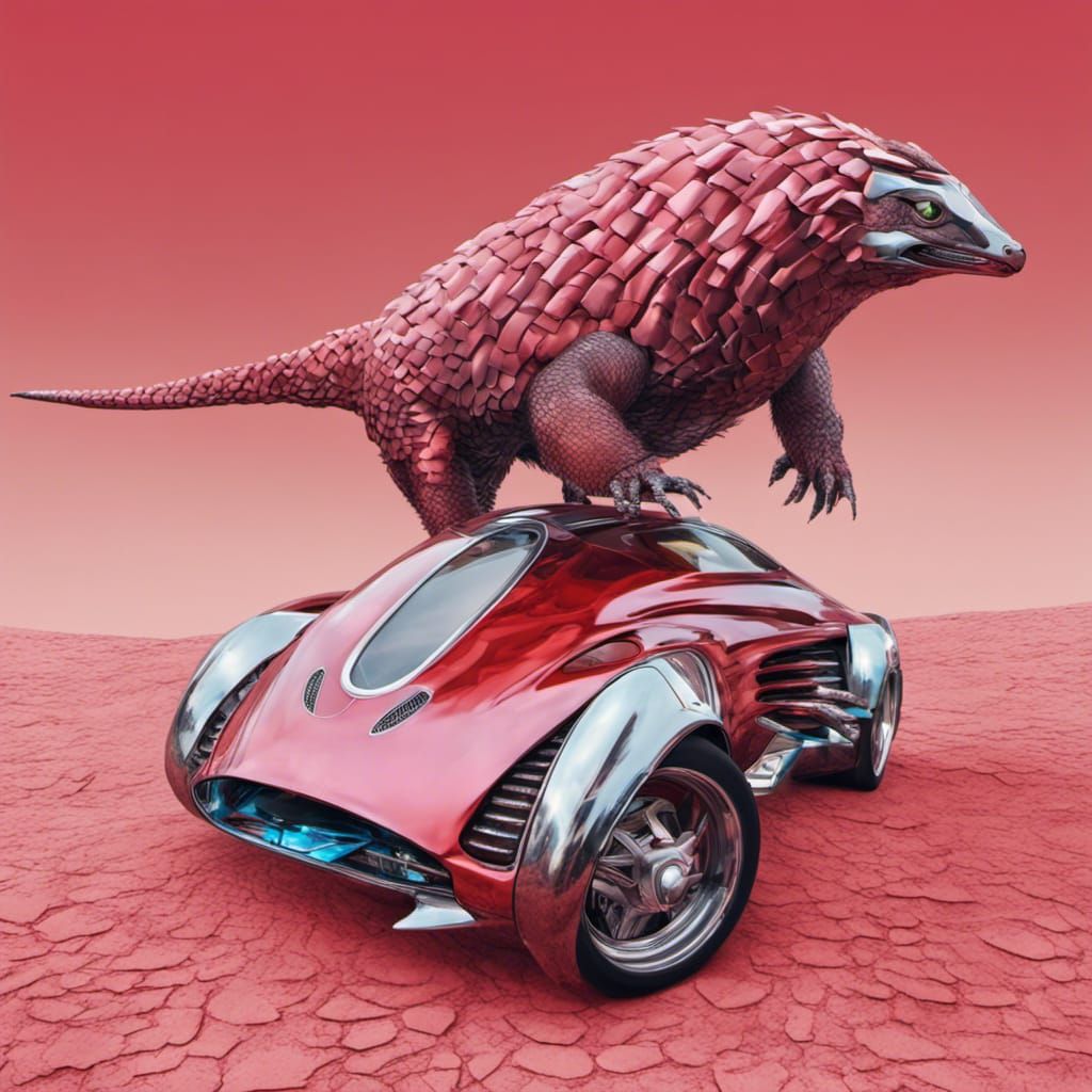New robotic pangolin car - Gives you power you never dreamed about