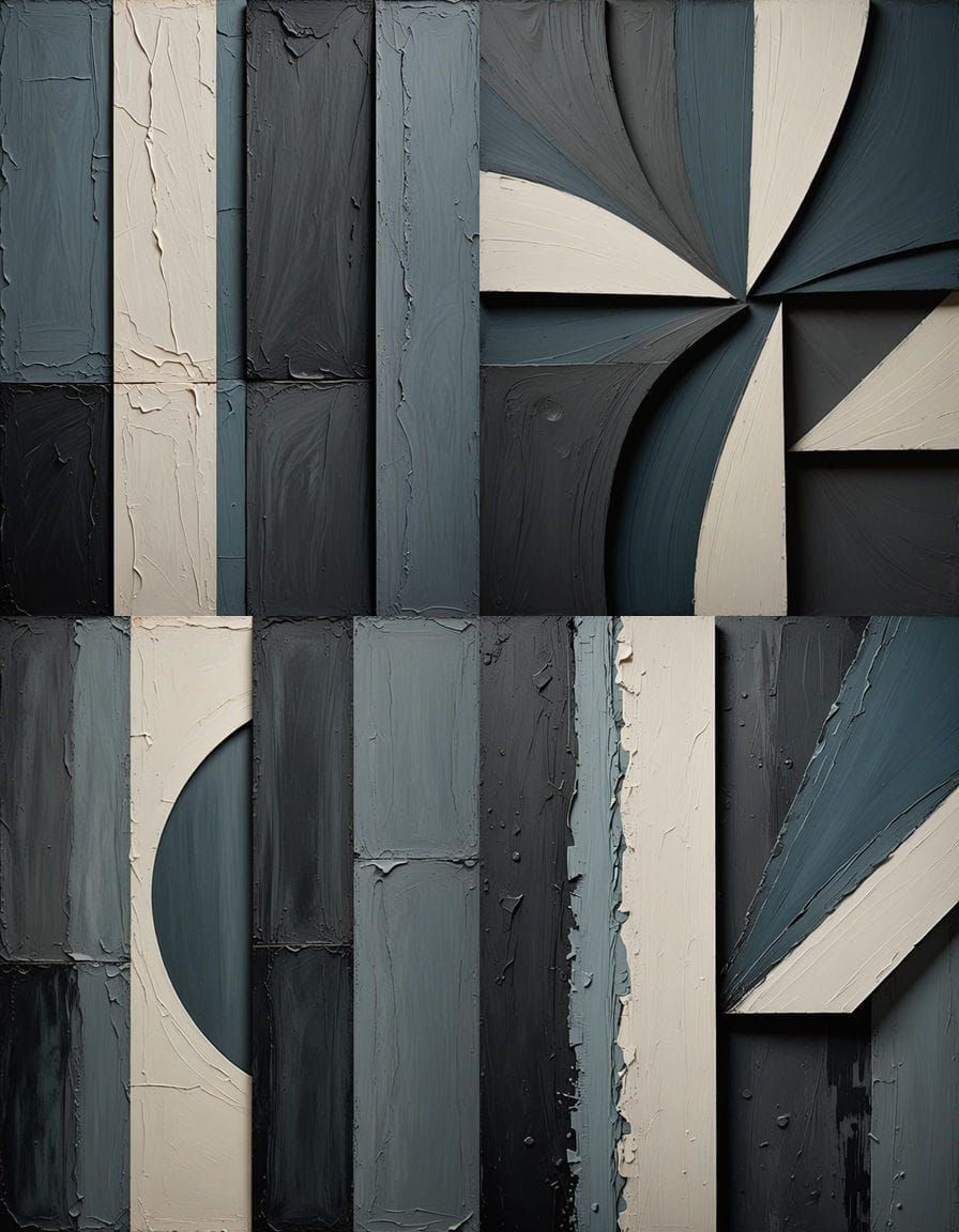 Geometric Form Deforming Under Pressure