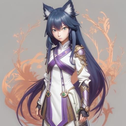 Heroic Warrior in Mystical Forest: 3D Anime Art