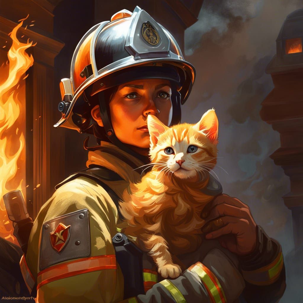 A firefighter
