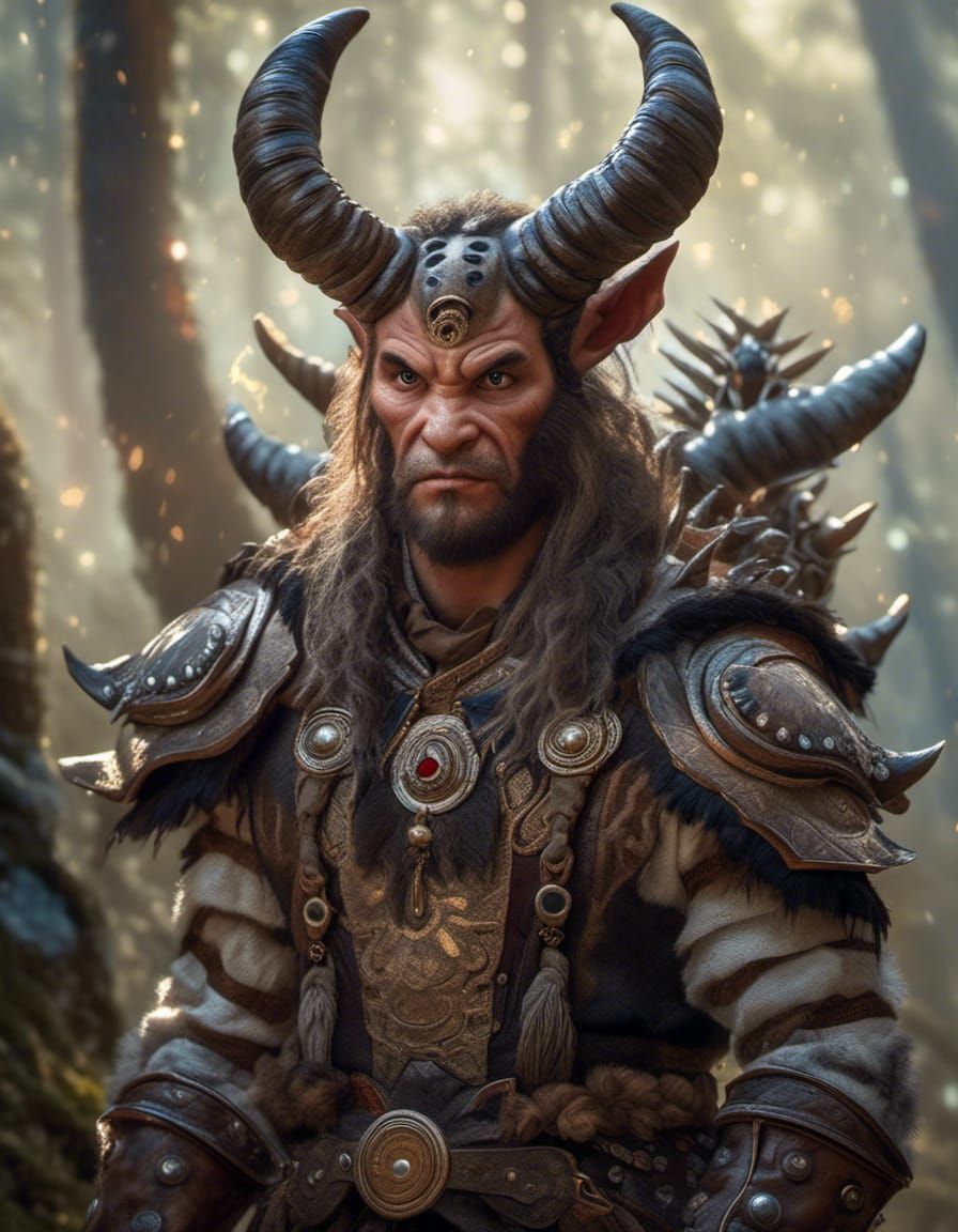 Horned humanoid creature 2