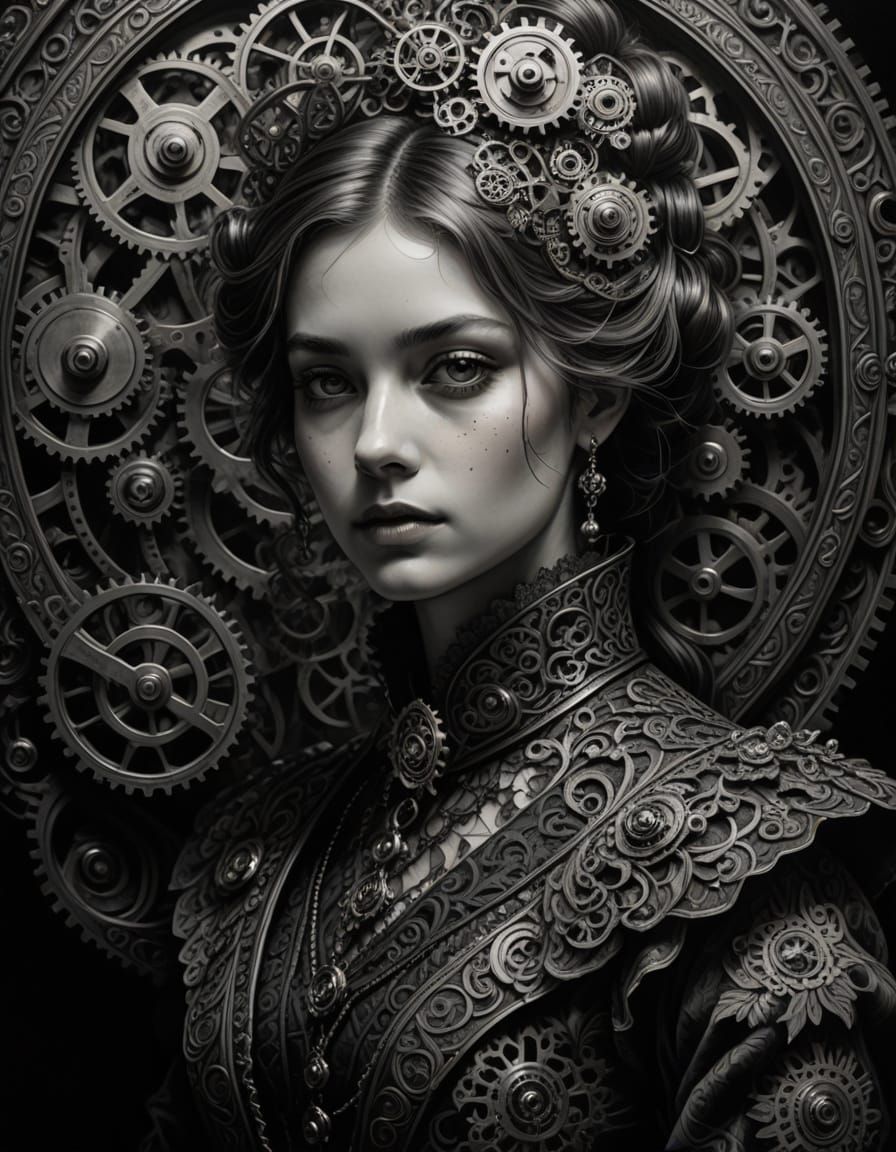 Masterpiece Portrait of Groove Krickets in Victorian-Era Att...