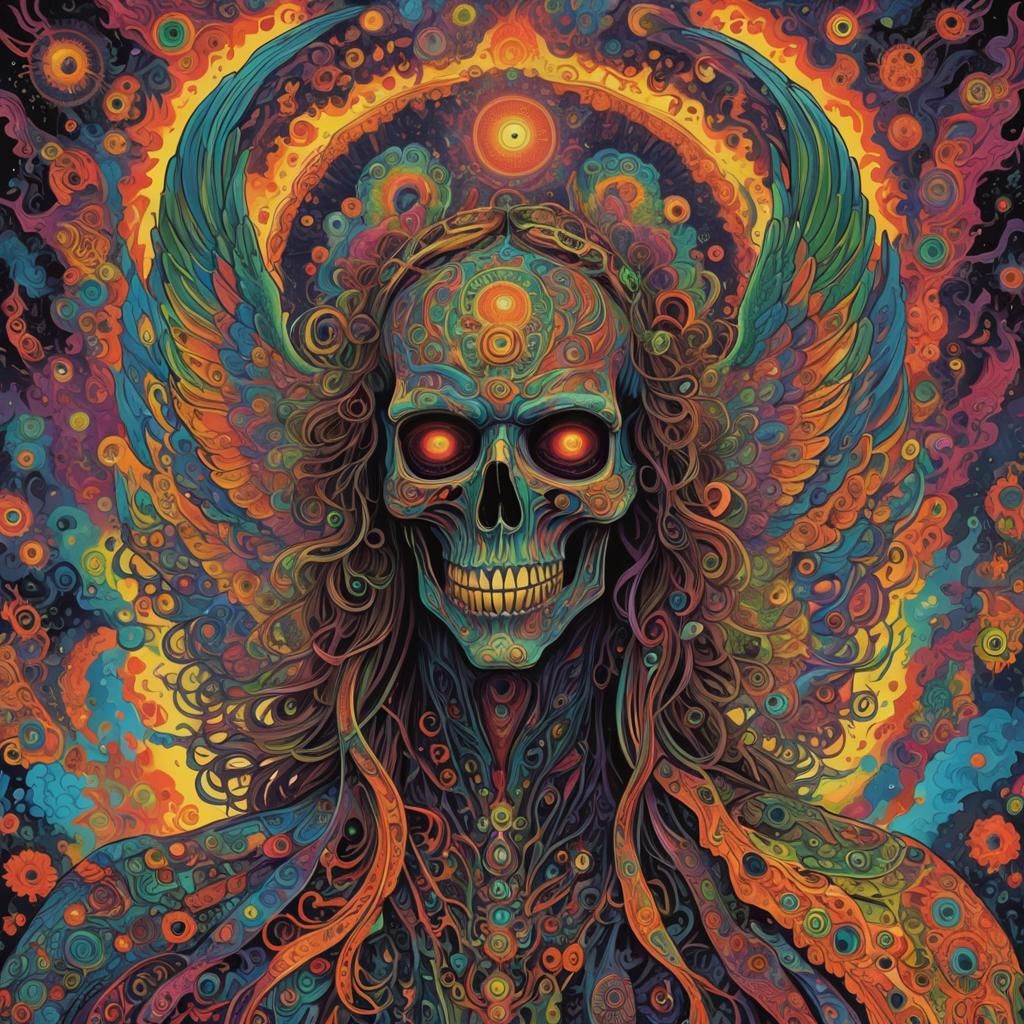 Psychedelic Angel of Doom Soul Gaze