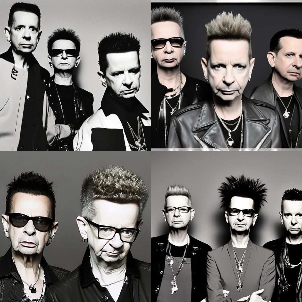 AI Image Inspired by Depeche Mode