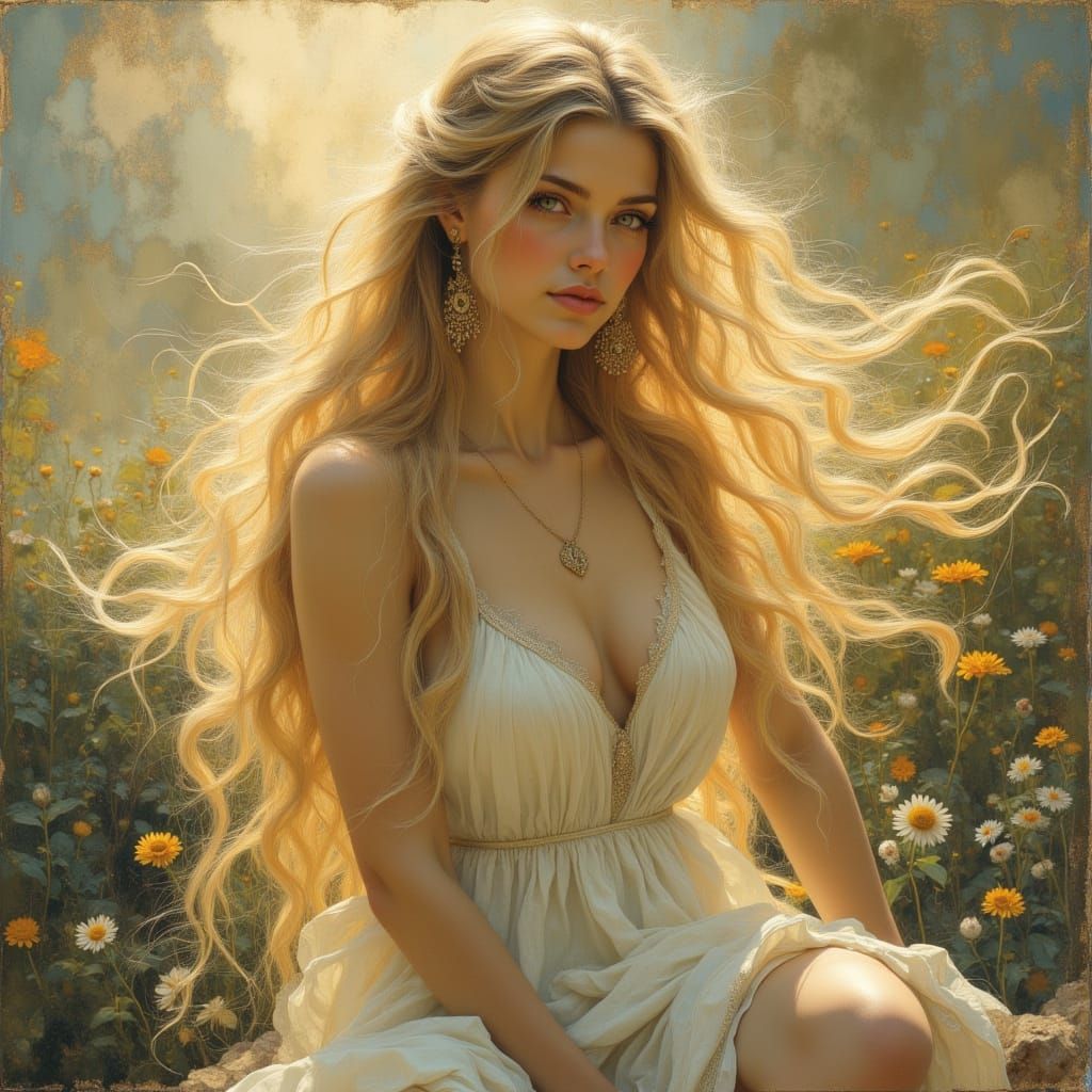 Aphrodite: Goddess of Beauty in Brushed Oils