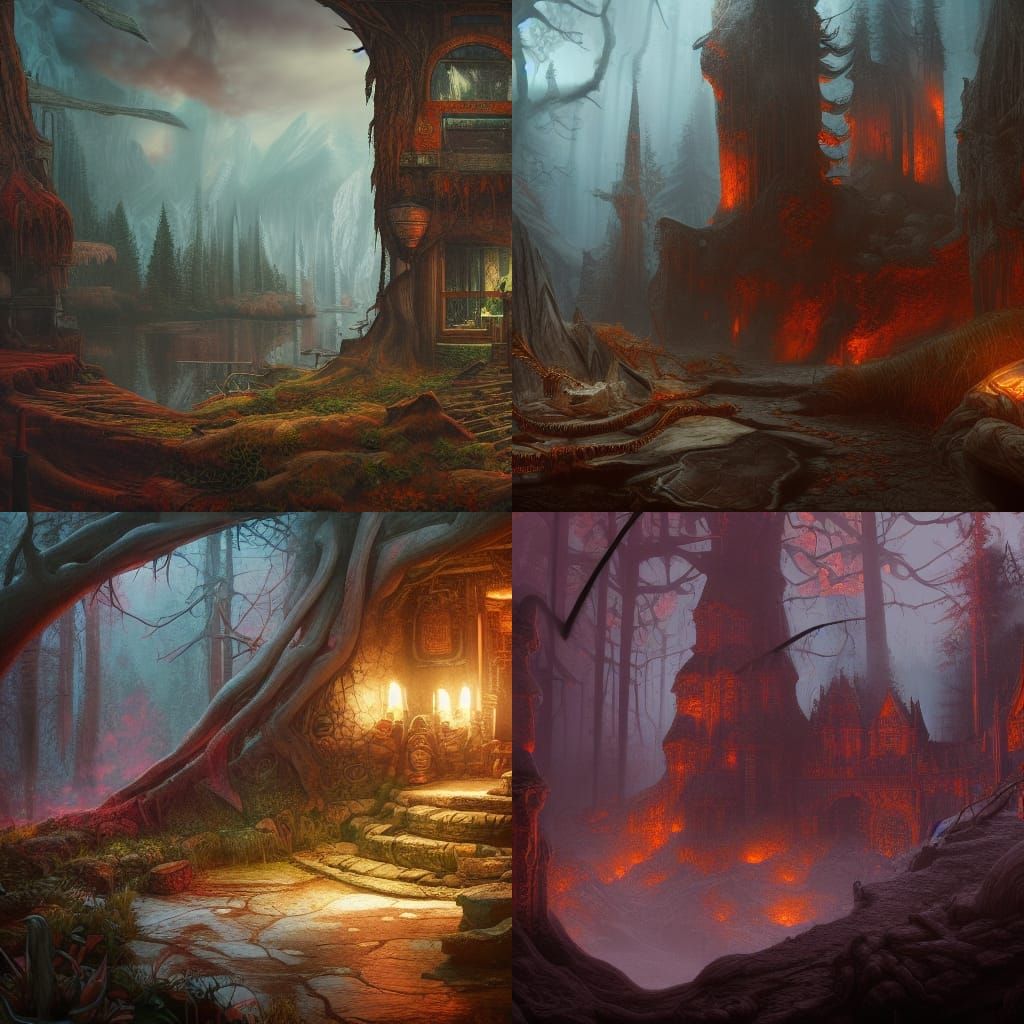 Detailed Matte Painting of Jeffrey Dahmer