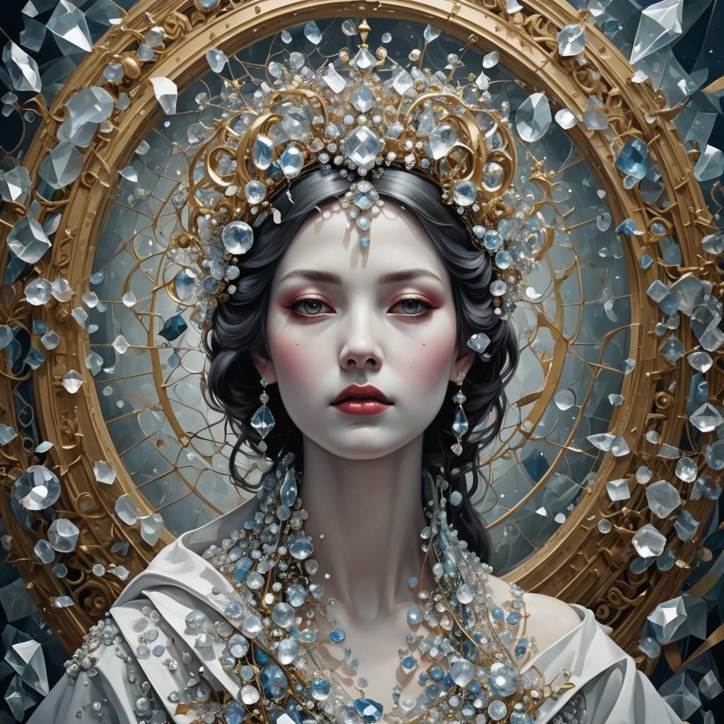 Surreal Crystalline Abstraction of Hope and Music