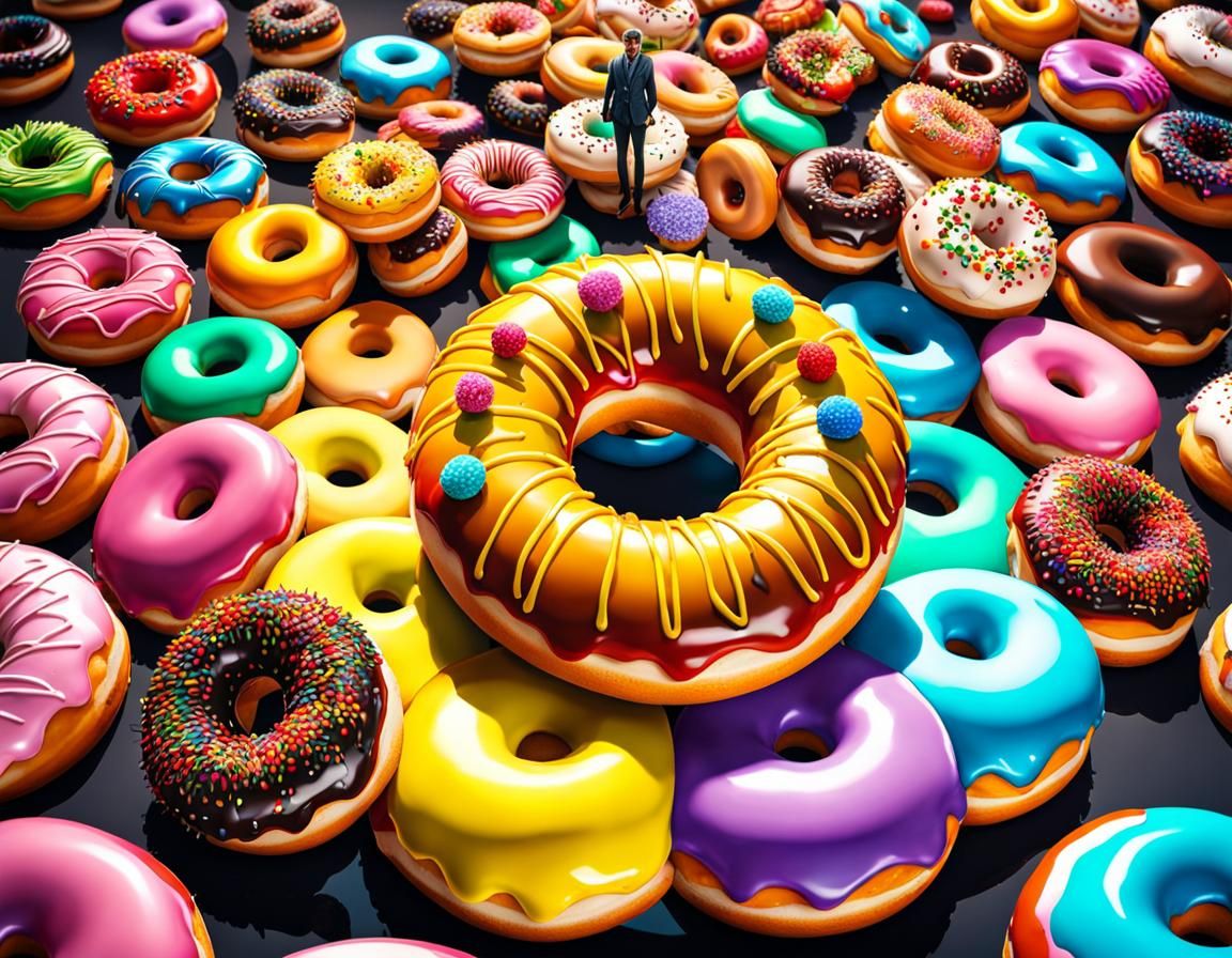 Perspective, something really big is watching a human!