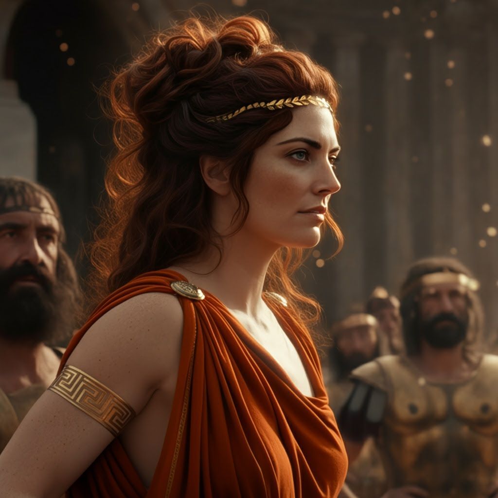 Chrysothemis, Greek Harvest Goddess, Prepares Festival