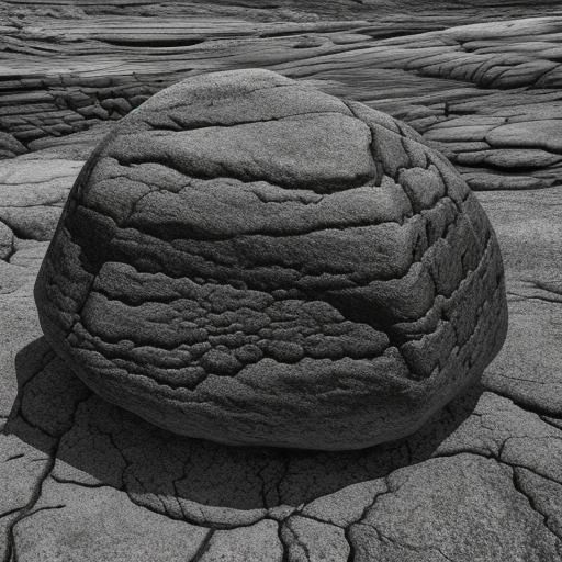Geological Still Life: Macro Rock Formation