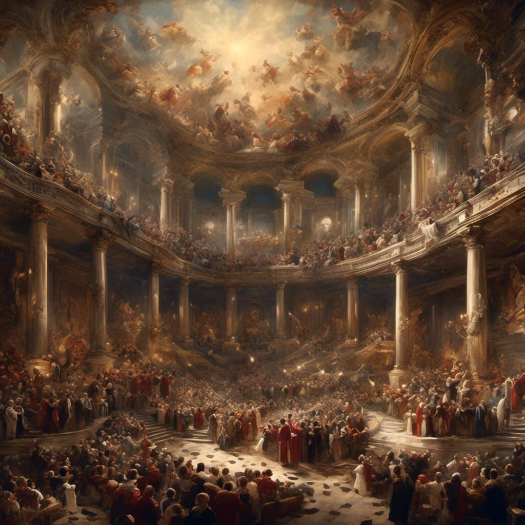 Matte Painting Interpretation of Handel's Messiah