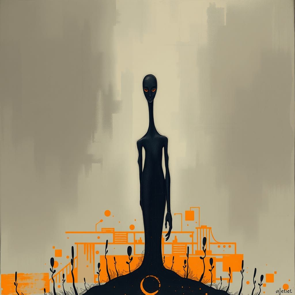 Ethereal Metropolis in Granular Metal