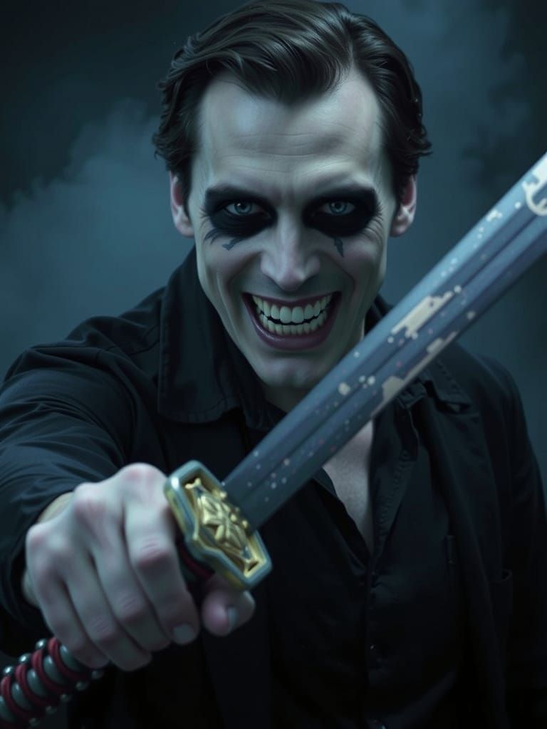 Menacing Mario Levitation in Photorealistic Style