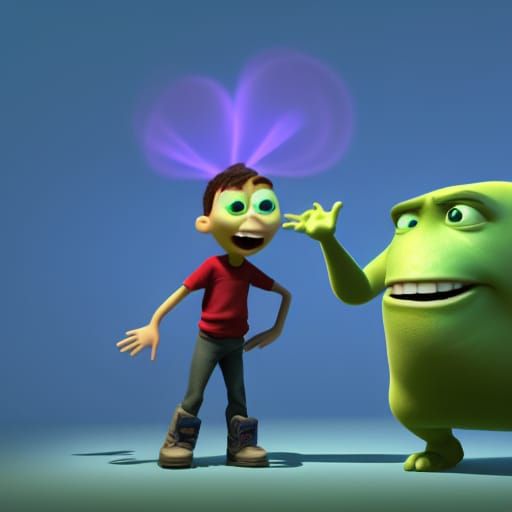 Whimsical Fart Concept Art in 3D Digital Style