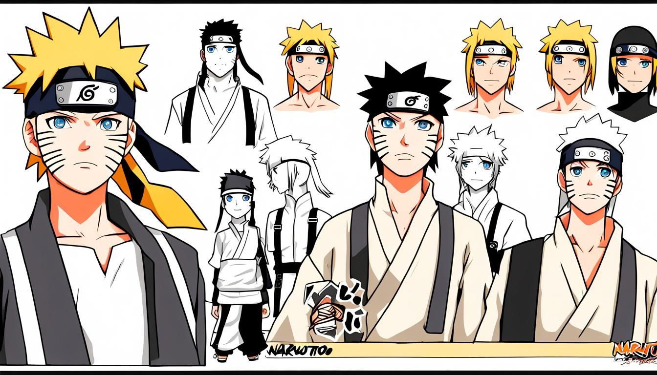 Naruto OC Character in Anime Style