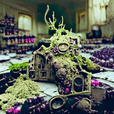Decaying Mansion: A Nurgle-Inspired Scene