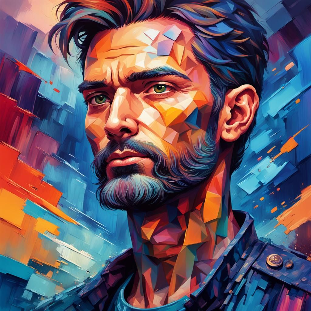 Vibrant Portraits of Famous Icons in Dynamic Detail