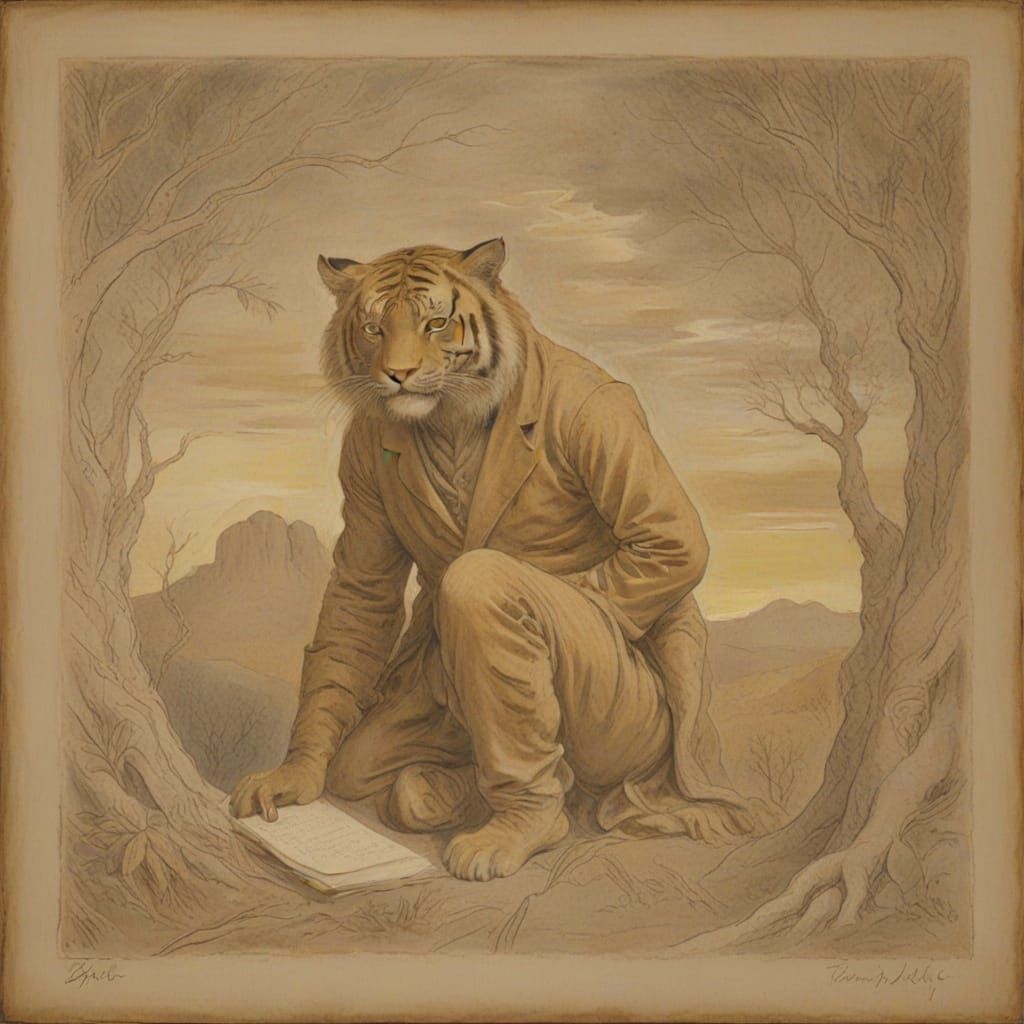 Tiger Tiger by William Blake, Poet, artist, publisher 1757 –...