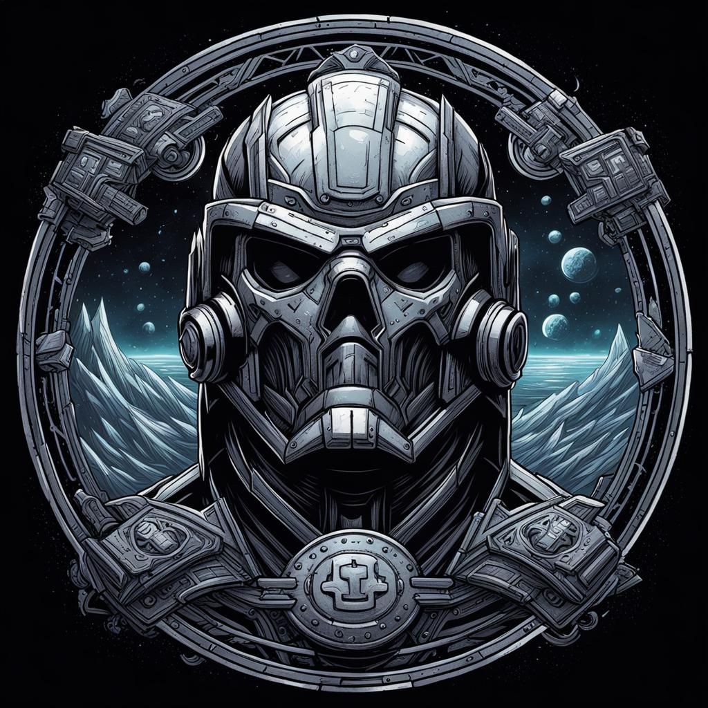 Patch Chalk Style Comic Book Art