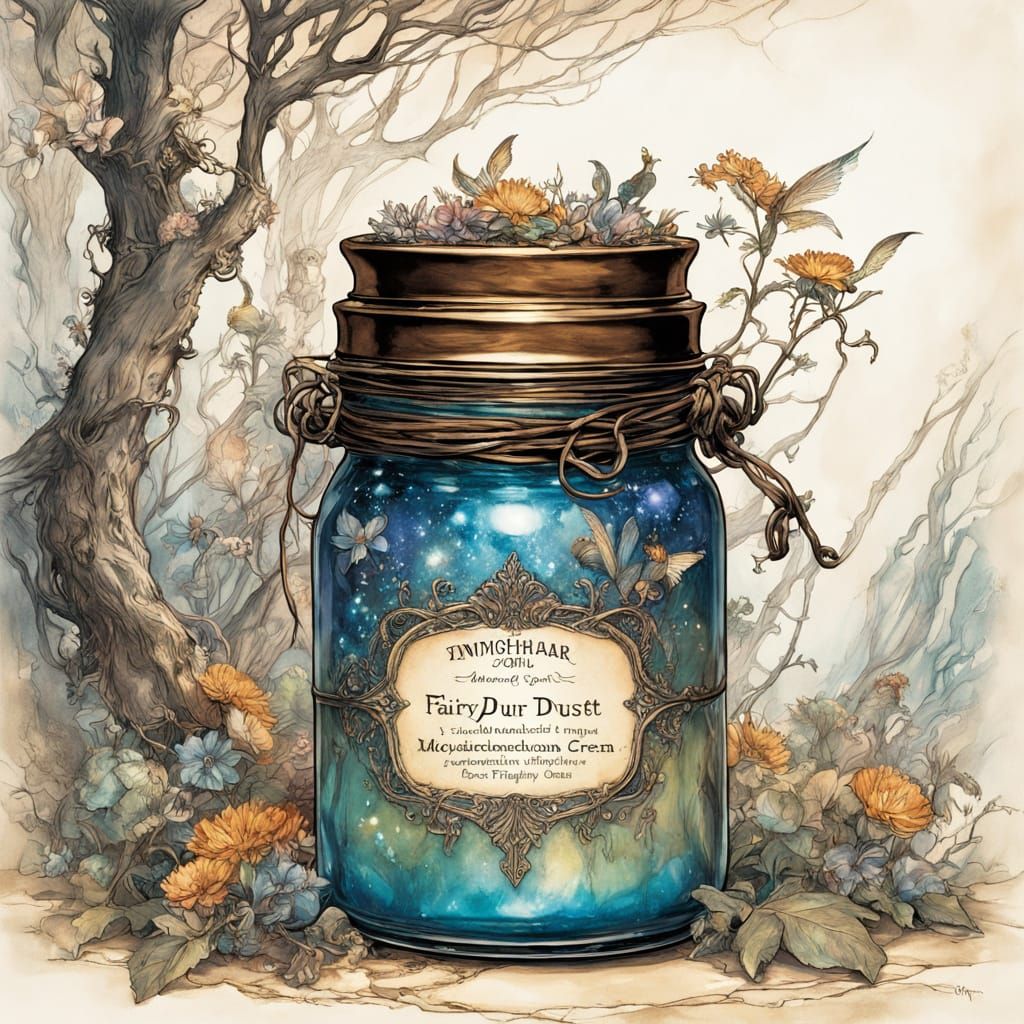 envision a jar of "Fairy Dust Moisturizer", a shimmering cream that promises to grant you the ethereal beauty of the fai...