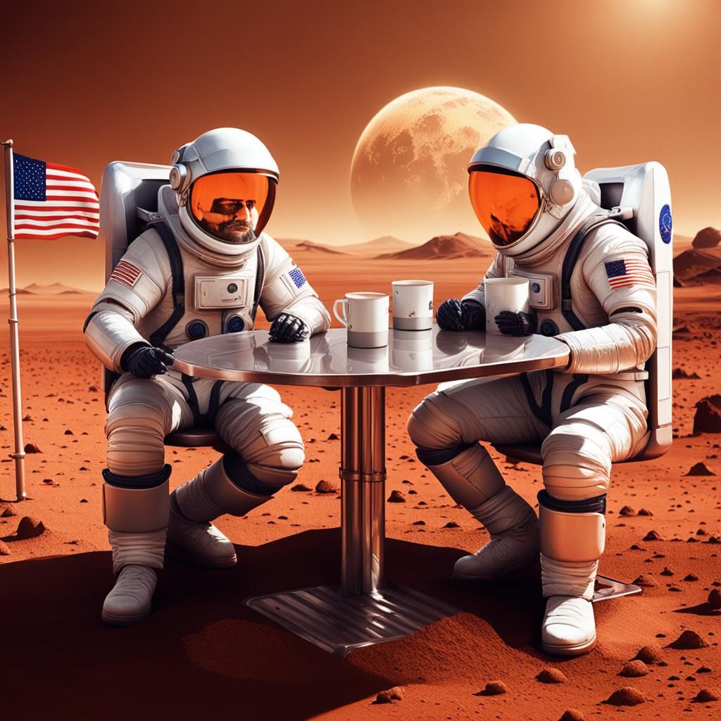 Modi and Putin Have Coffee on Mars
