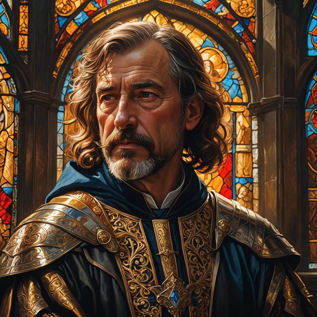 Regal Duke Portrait in Renaissance Style