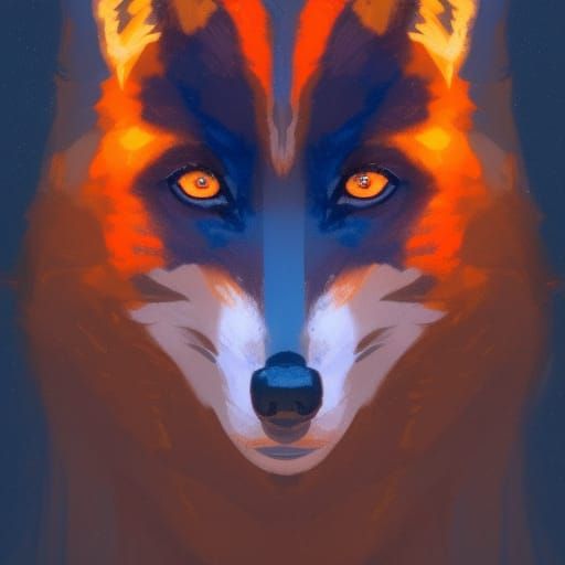 Girl in Fox Hood: Fantasy Portrait in Hyperdetailed Style