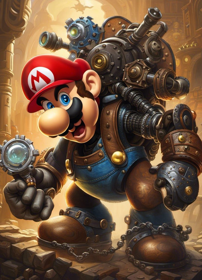 Mecha Mario - Cursed with Iron