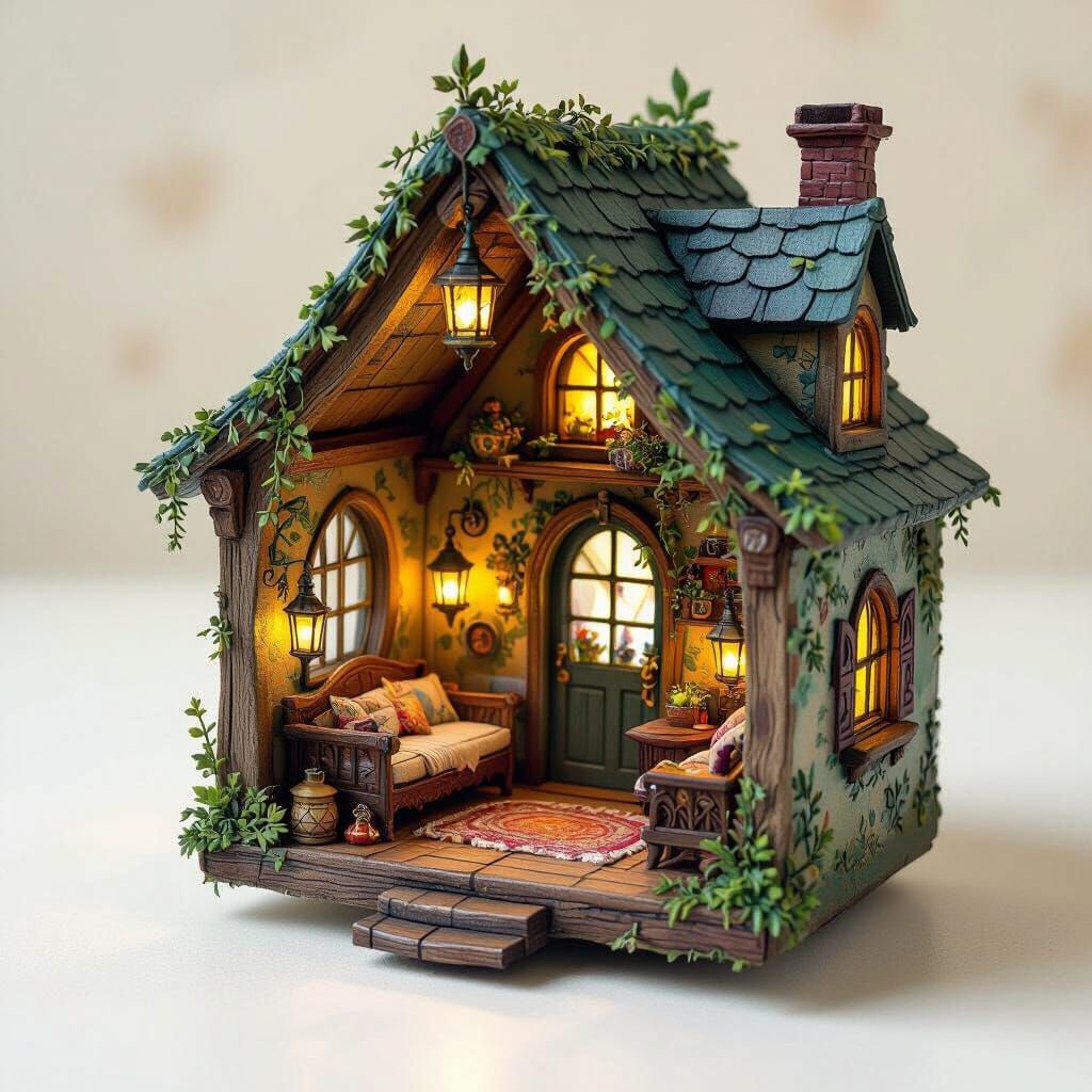 Magical Miniature Room Found in a Pocket